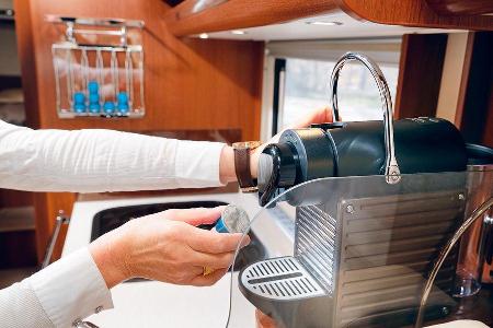 Für Espresso ist jederzeit gesorgt.