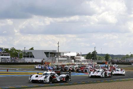 Impressionen - 24h-Rennen von Le Mans 2014 - Motorsport - Audi R18 e-tron quattro - Feld