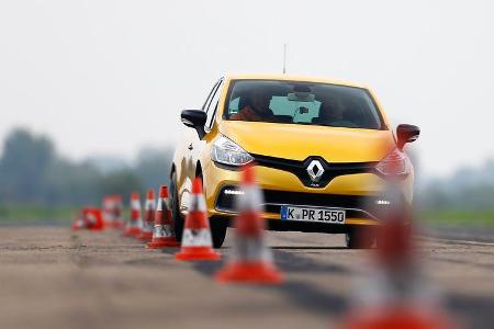 Renault Clio R.S., Frontansicht, Slalom