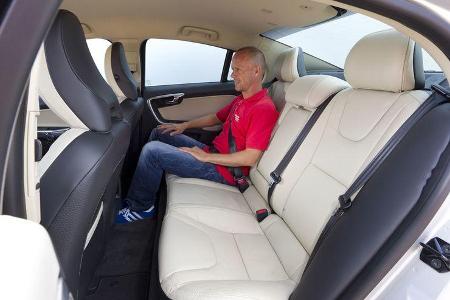 Volvo S60 D3, Fond, Rückbank