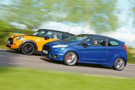 Ford Fiesta ST, Mini Cooper S, Seitenansicht