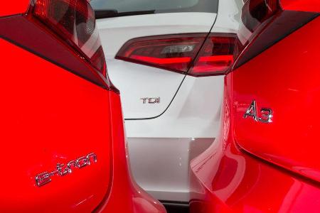 Audi A3 e-tron, Audi A3 2.0 TDI, Audi A3 1.8 TFSI,