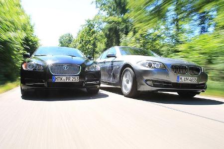 BMW 525d, Jaguar XF 3.0 Diesel