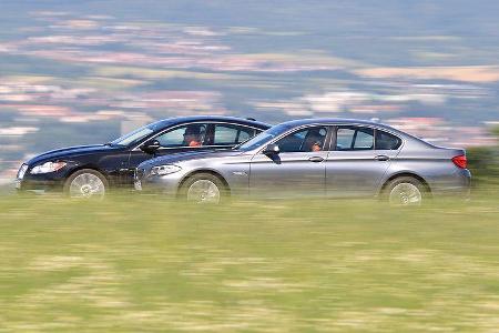 BMW 525d, Jaguar XF 3.0 Diesel