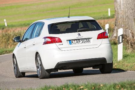 Peugeot 308 e-HDI 115, Heckansicht