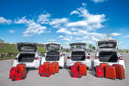 Honda Civic, Nissan Pulsar, Opel Astra, Peugeot 308