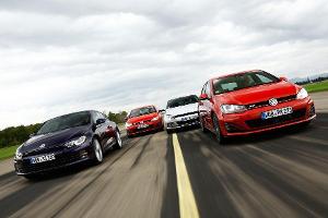 VW Golf GTI vs. GTD und Scirocco TSI vs.TDI