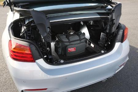 BMW M4 Cabrio, Kofferraum