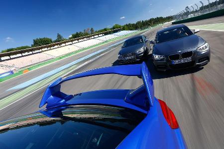 Audi S3, Subaru WRX Sti, BMW M135i x-Drive, Impression, Fahrt