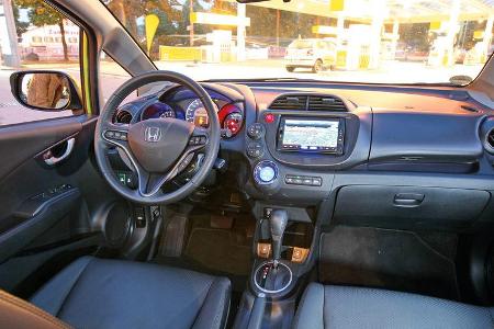 Honda Jazz 1.3 DSi i-VTEC IMA Exclusive, Cockpit, Lenkrad