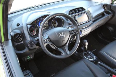Honda Jazz 1.3 DSi i-VTEC IMA Exclusive, Cockpit, Lenkrad