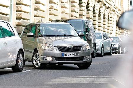 Skoda Fabia, Frontansicht, Einparken