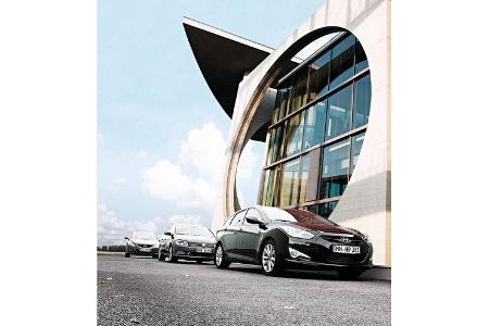 VW Passat Variant, Hyundai i40 cw, Mazda 6 Kombi 2.2