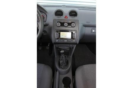 VW Caddy, Mittelkonsole