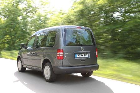 VW Caddy, Heckansicht
