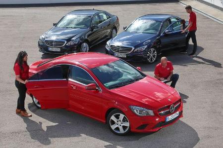 Mercedes CLA 220 CDI, Mercedes C 220 Bluetec, Mercedes E 220 Bluetec