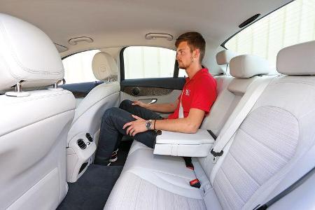 Mercedes C 220 Bluetec, Fondsitz, Beinfreiheit