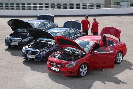 Mercedes CLA 220 CDI, Mercedes C 220 Bluetec, Mercedes E 220 Bluetec