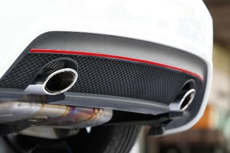 Mercedes A 250 Sport, Endrohre, Auspuff