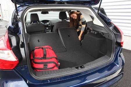 Ford Focus 1.6 Ecoboost, Ladefläche, umklappen, Rückbank