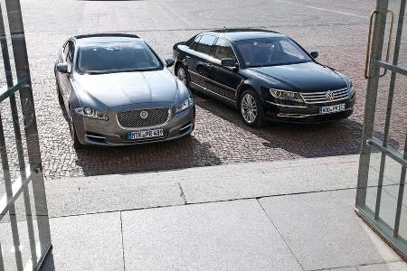 Jaguar XJ 3.0 D, VW Phaeton V6 TDI