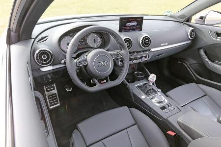 Audi S3 2.0 TFSI, Cockpit, Lenkrad