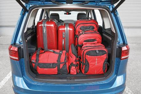 VW Touran, Kofferraum