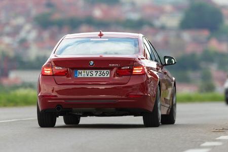 BMW 320i, Heckansicht
