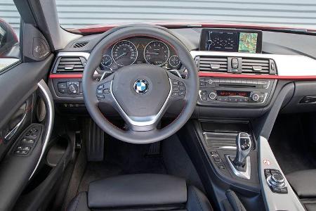 BMW 320i, Lenkrad, Cockpit