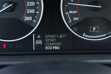 BMW 320i, Fahrwerkeinstellung