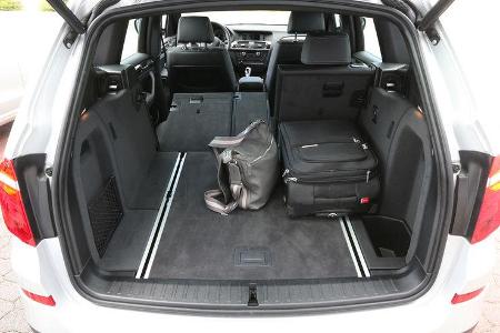 BMW X3 x-Drive 28i, Kofferraum, Ladefläche