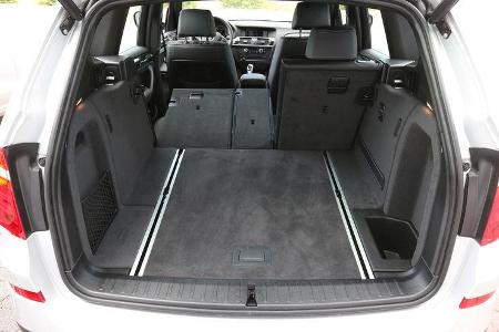 BMW X3 x-Drive 28i, Kofferraum, Ladefläche