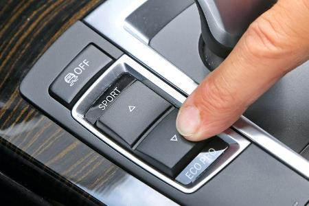 BMW X3 x-Drive 28i, Stoßdämpfer-Kennlinien, Bedienelement