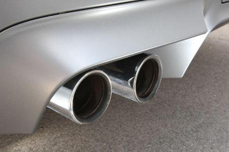 BMW M5, Endrohre, Auspuff