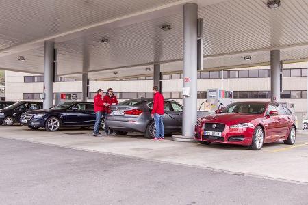 BMW 520d Gran Turismo, Jaguar XF Sportbrake 2.2 D, Mercedes CLS 250 CDI Shooting Brake