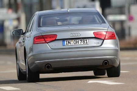 Audi A8 4.0 TFSI quattro, Heckansicht