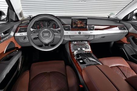 Audi A8 4.0 TFSI quattro, Cockpit, Lenkrad