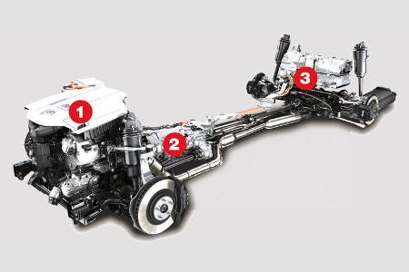 Lexus LS 600h F-Sport, Antrieb