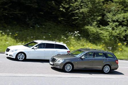 Mercedes E 300 T Bluetec Hybrid, Mercedes E 250 CDI T, Seitenansicht