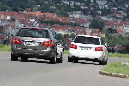 Mercedes E 300 T Bluetec Hybrid, Mercedes E 250 CDI T, Heckansicht