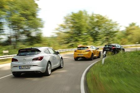 Ford Focus ST, Opel Astra OPC, Renault Megane R.S.
