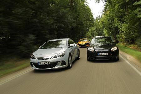 Ford Focus ST, Opel Astra OPC, Renault Megane R.S.
