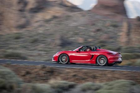 Porsche Boxster Spyder, Seitenansicht