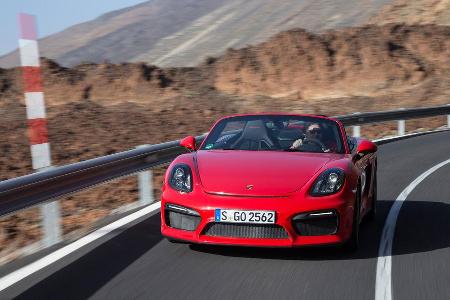 Porsche Boxster Spyder, Frontansicht