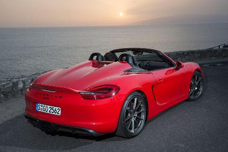 Porsche Boxster Spyder, Heckansicht
