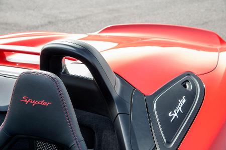 Porsche Boxster Spyder, Kopfsttze