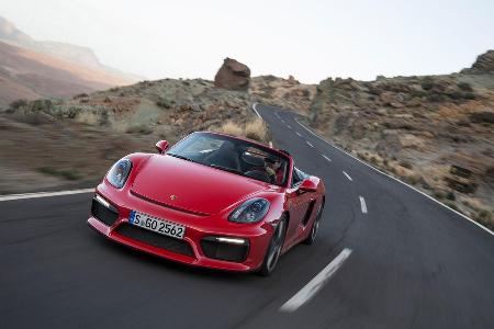 Porsche Boxster Spyder, Frontansicht