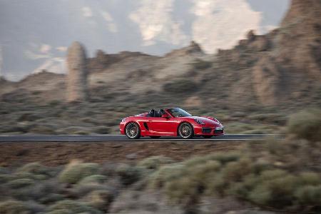 Porsche Boxster Spyder, Seitenansicht