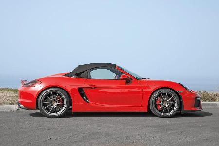Porsche Boxster Spyder, Seitenansicht