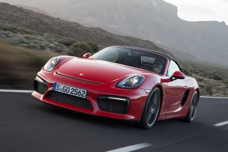 Porsche Boxster Spyder, Frontansicht